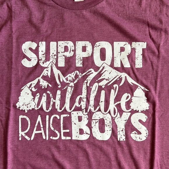 Support Wildlife Raise Boys Graphic Tee - Picture 2 of 5